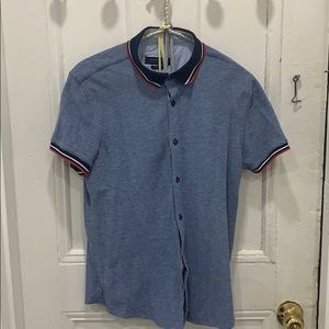 Zara Slim Fit Polo button up